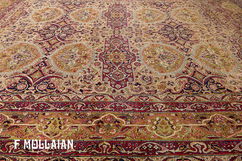 Tapis Persan Kerman Ravar n°:12786982