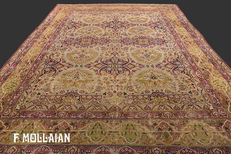 Tapis Persan Kerman Ravar n°:12786982