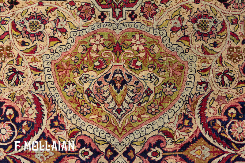 Tapis Persan Kerman Ravar n°:12786982