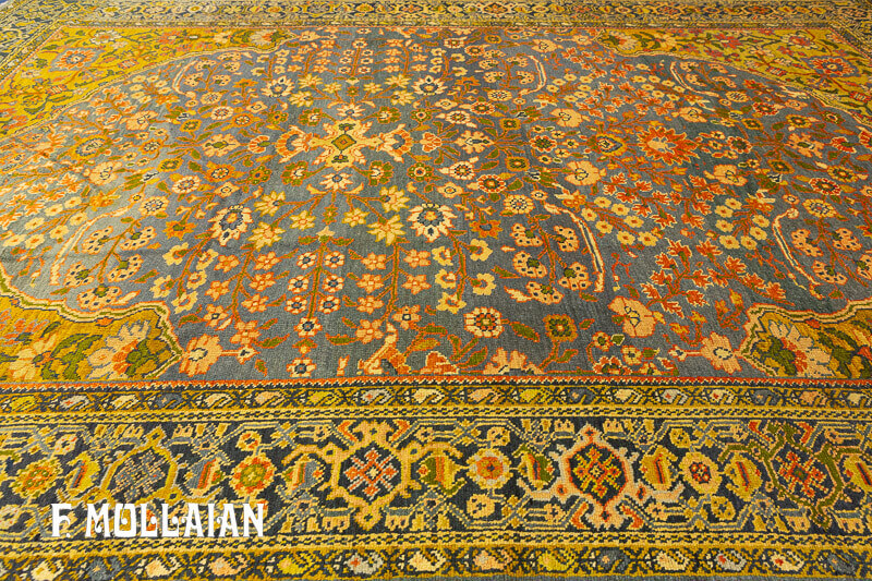 Antique Persian Mahal Ziegler Carpet n°:58928728