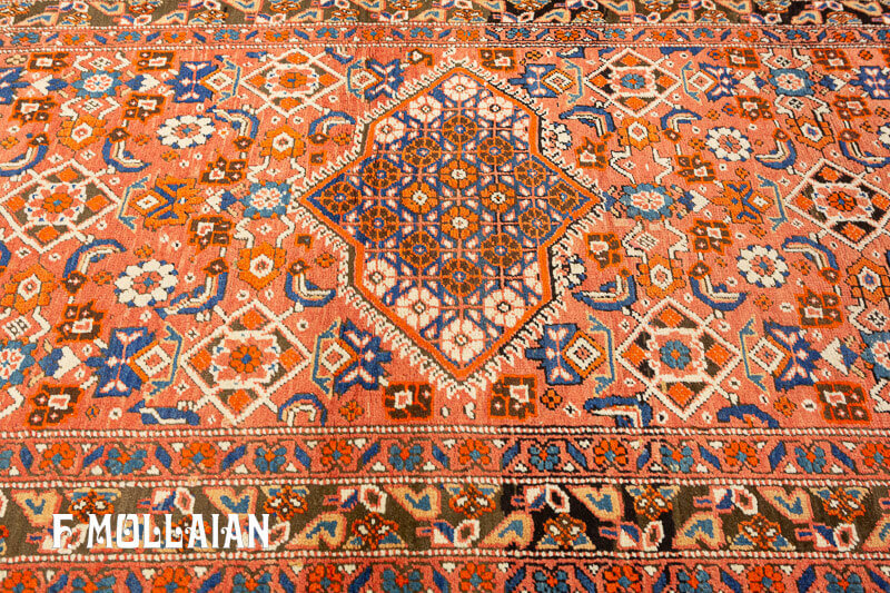 Tapis de Couloir Persan Meshkin n°:87285353