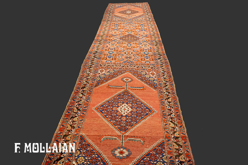 Tapis de Couloir Persan Meshkin n°:87285353