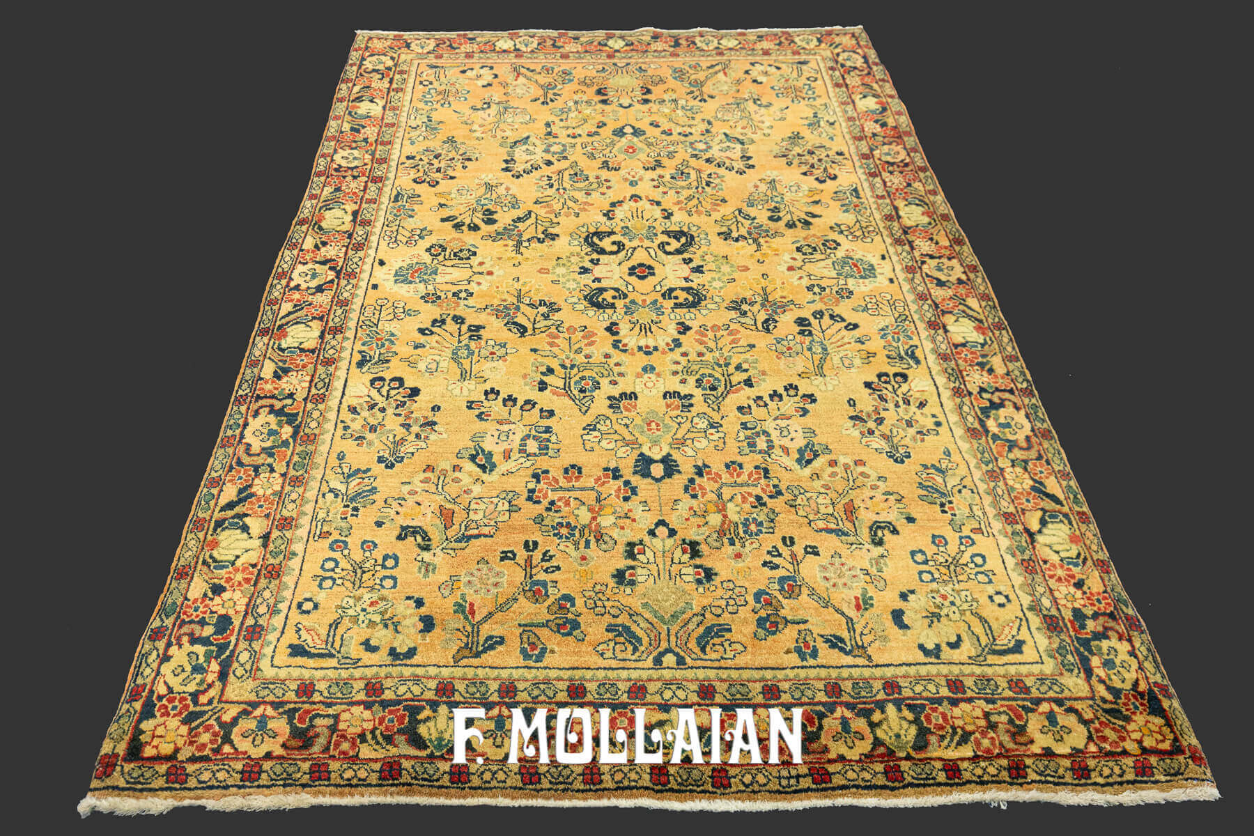 Tapis Persan Sarouk All-Over Floral n°:47509604