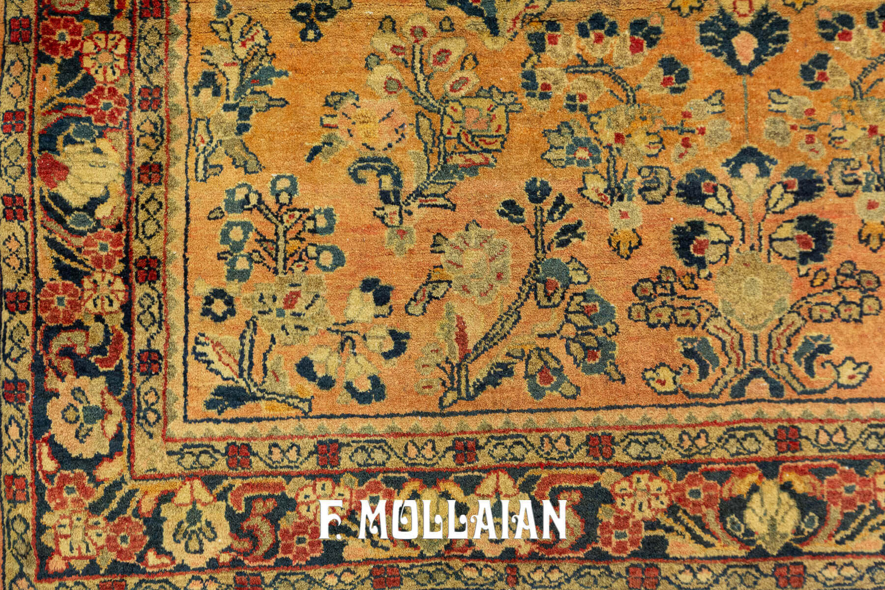 Tapis Persan Sarouk All-Over Floral n°:47509604