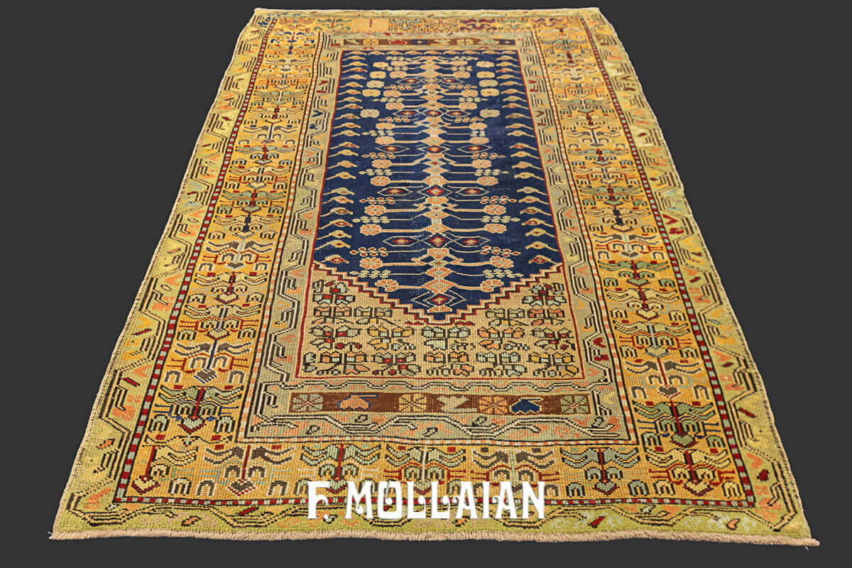 Antique Symbolized Design Turkish Kula Prayer Rug n°:40913693