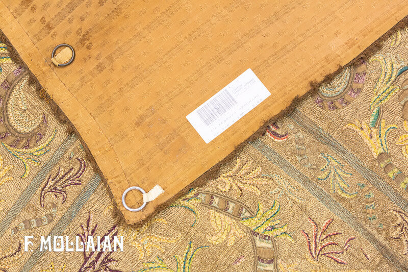پارچه آنتیک ترکی: گلدوزی پرکار، نمونه کلکسیونی
