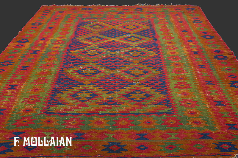 Tapis Kilim Turc Sarkoy n°:40206582