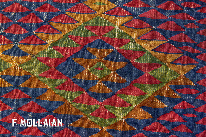 Tapis Kilim Turc Sarkoy n°:40206582