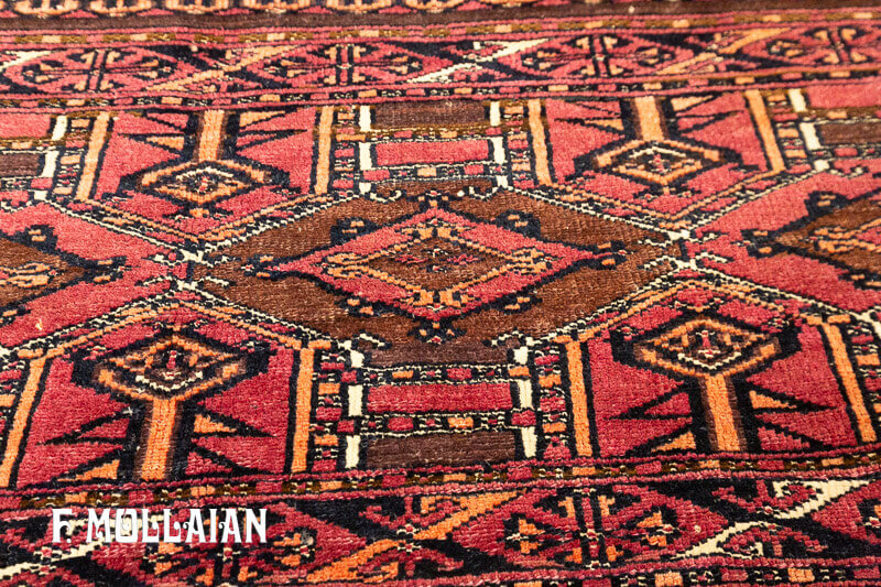Antique Turkmen Tekke Chuval Rug n°:14248362