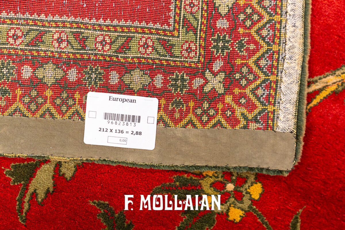 Cherry Field with Birds and Flower Rings, An European Rug n°:96823813