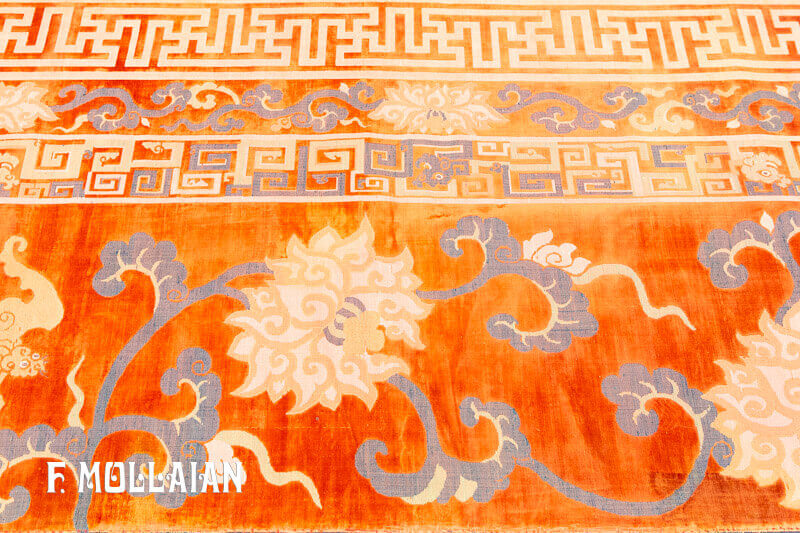 Chinese Imperial Silk & Matal (Kesi) Textile n°:25862558