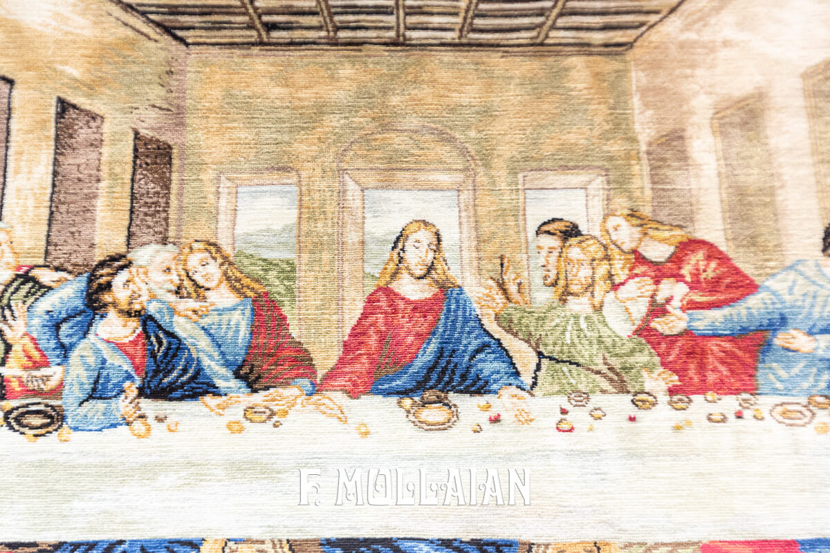 Extremely Fine „The Last Supper“ Hereke Rug n°:233032