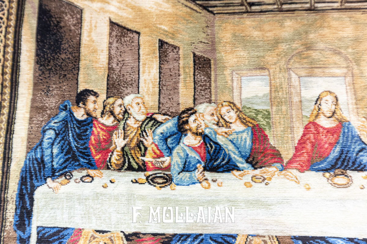 Extremely Fine „The Last Supper“ Hereke Rug n°:233032