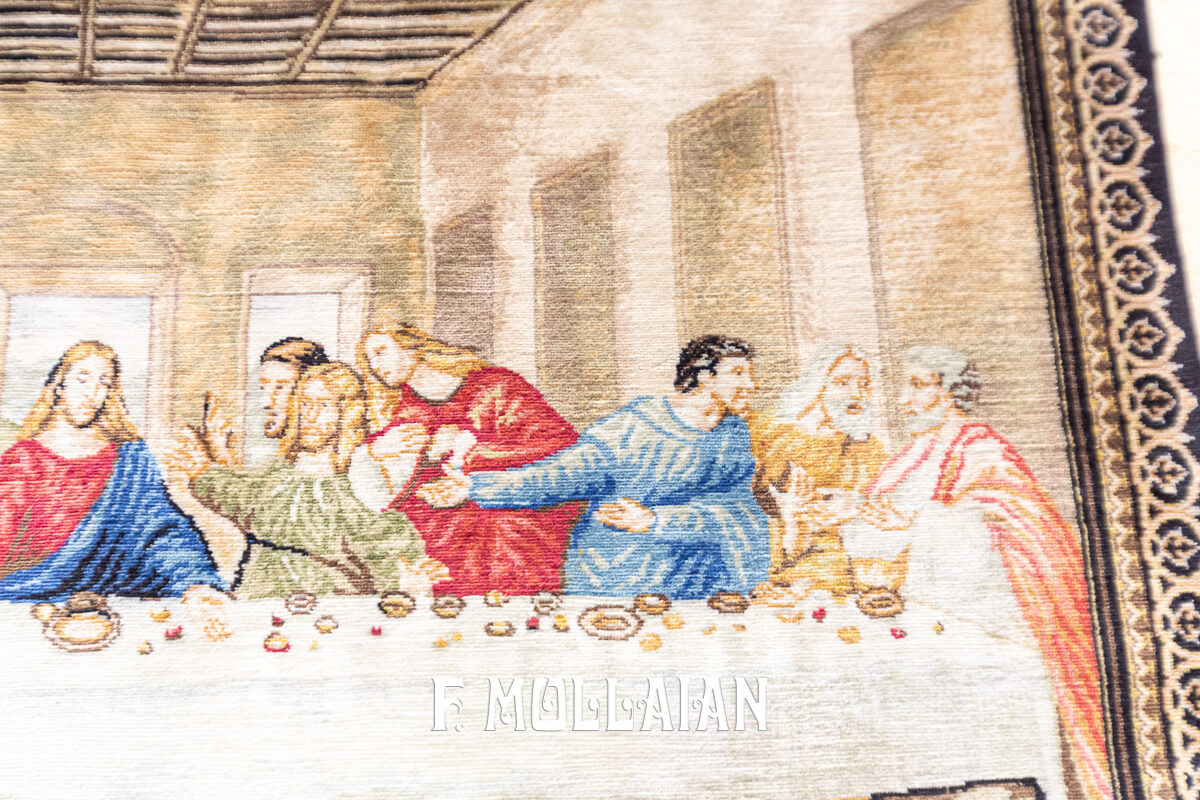 Extremely Fine „The Last Supper“ Hereke Rug n°:233032