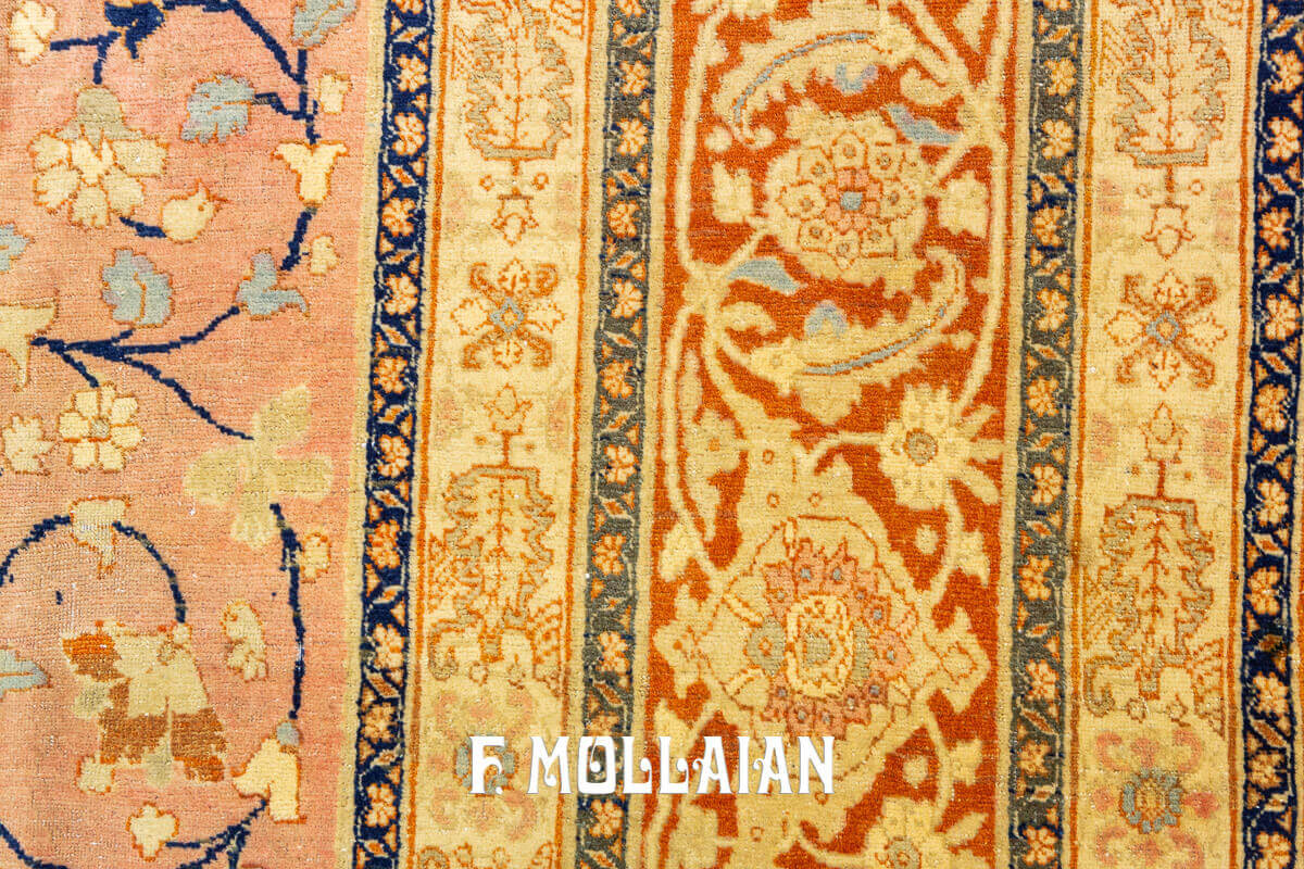 Tappeto Classico Medaglione Tabriz Hagi Gialili n°:742216