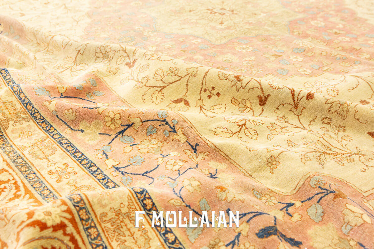 Tappeto Classico Medaglione Tabriz Hagi Gialili n°:742216