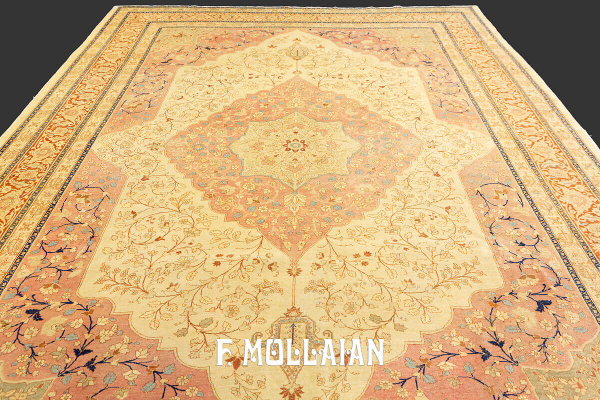 Tappeto Classico Medaglione Tabriz Hagi Gialili n°:742216