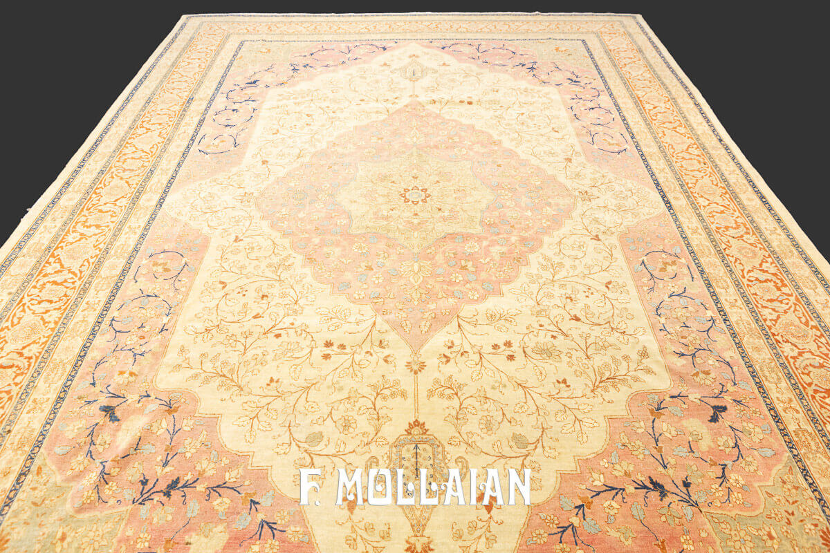 Tappeto Classico Medaglione Tabriz Hagi Gialili n°:742216