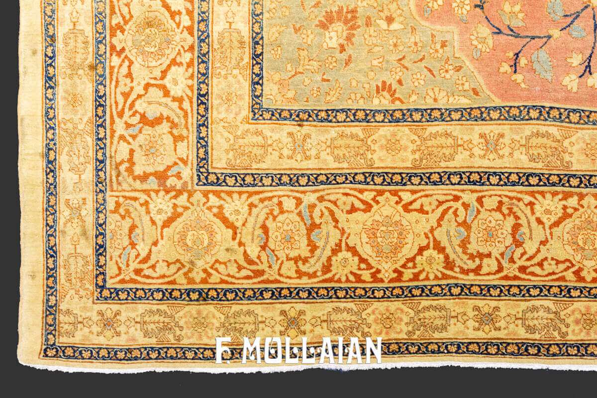 Tappeto Classico Medaglione Tabriz Hagi Gialili n°:742216