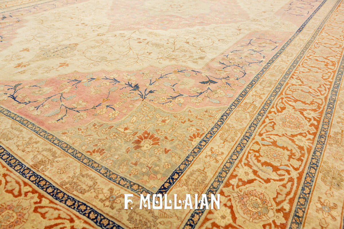 Tappeto Classico Medaglione Tabriz Hagi Gialili n°:742216
