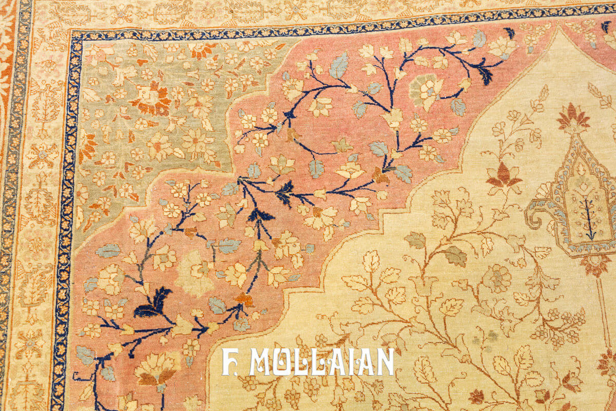 Tappeto Classico Medaglione Tabriz Hagi Gialili n°:742216
