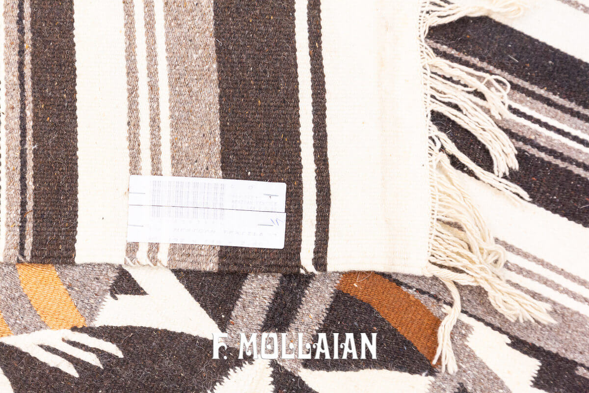 Handmade Kilim with Ancient South American (Maya!) Symbols design  n°:30031397