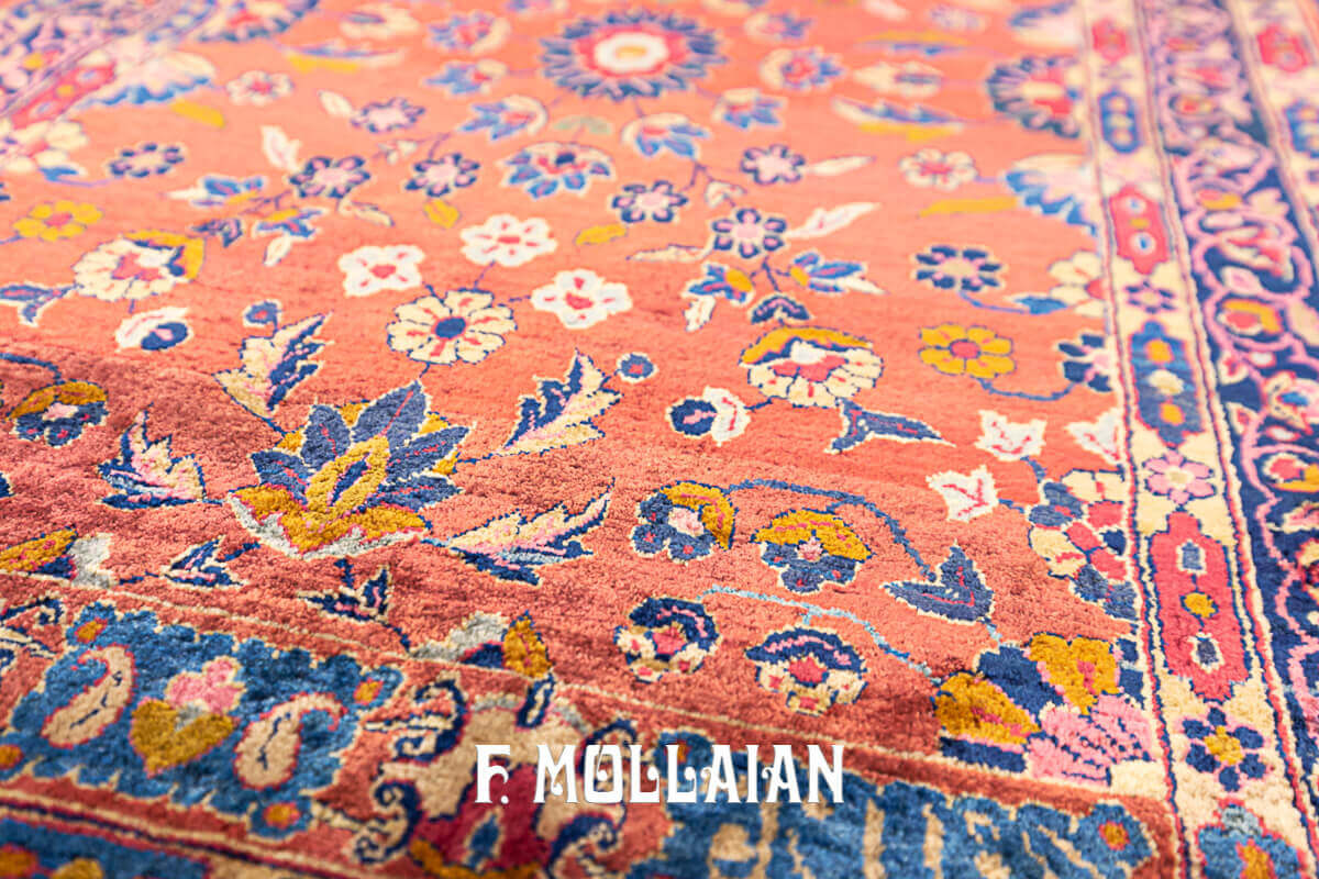 Kashan Silk, An Antique Persian Rug n°:35586858