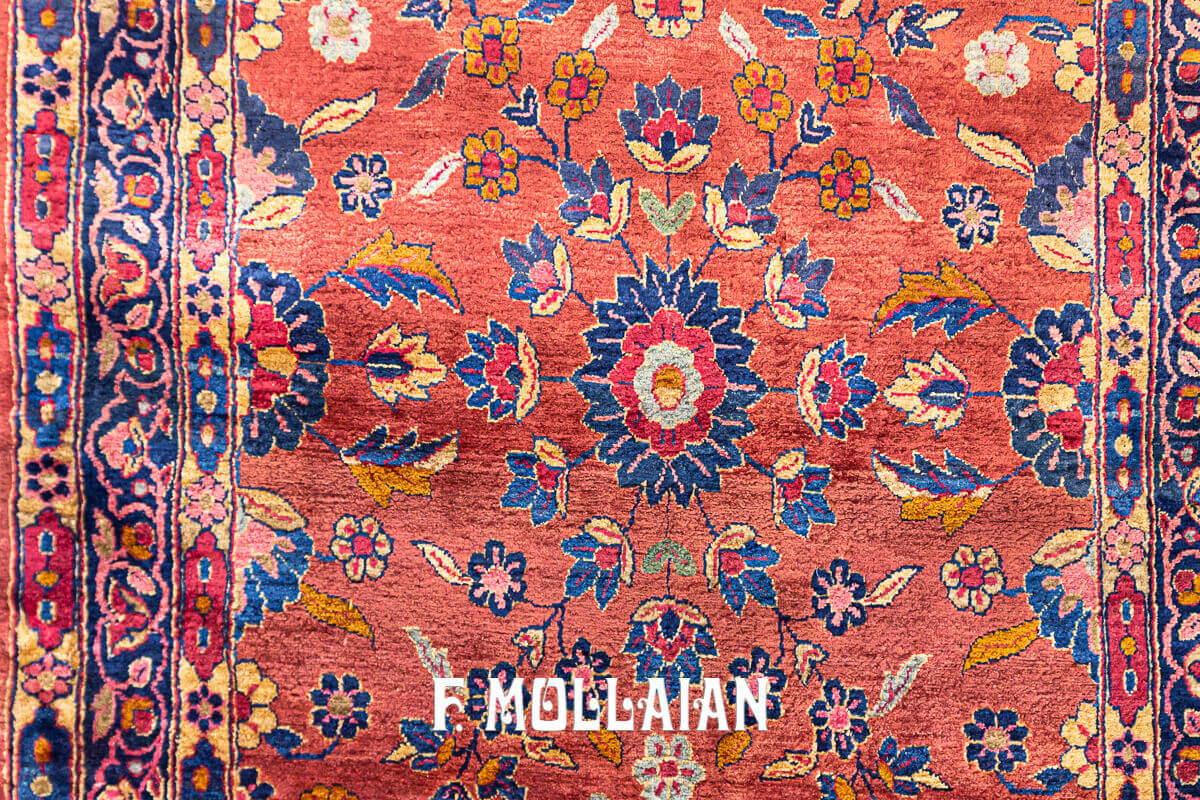 Kashan Silk, An Antique Persian Rug n°:35586858