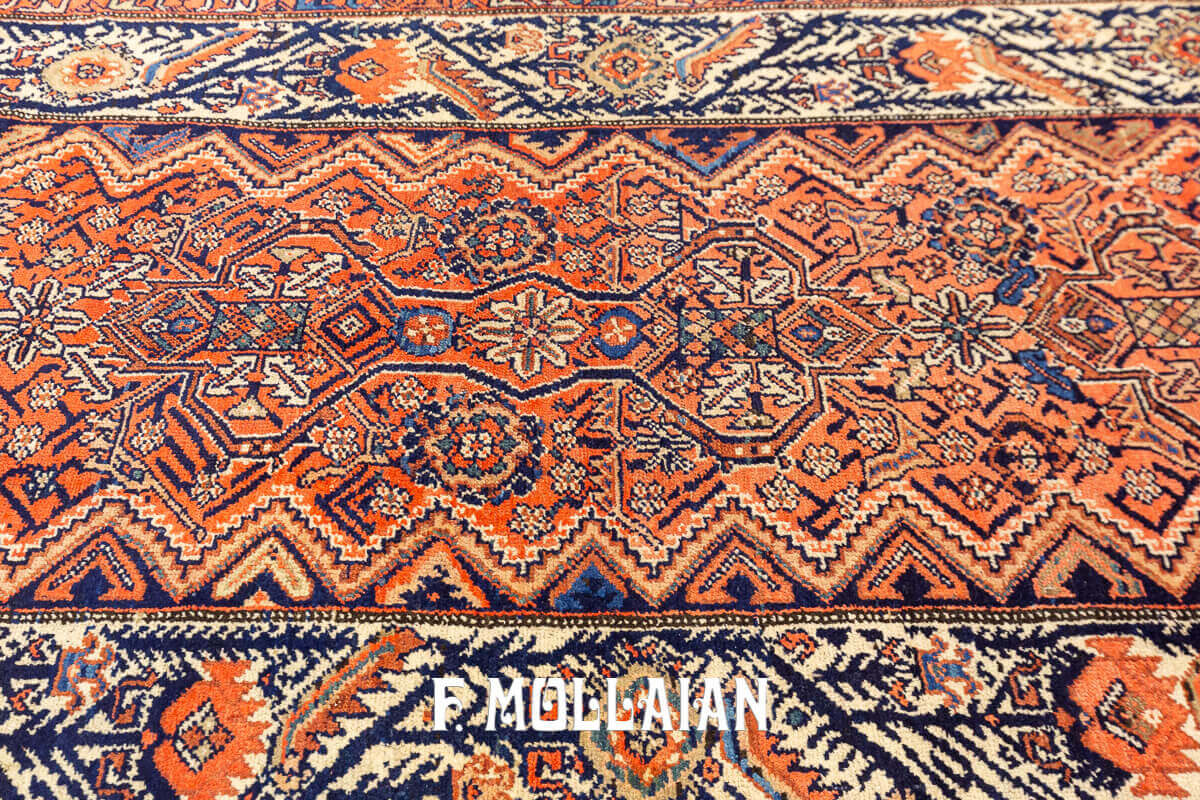 Malayer Rug, Antique Hand-Knotted Long runner Carpet n°:40953261