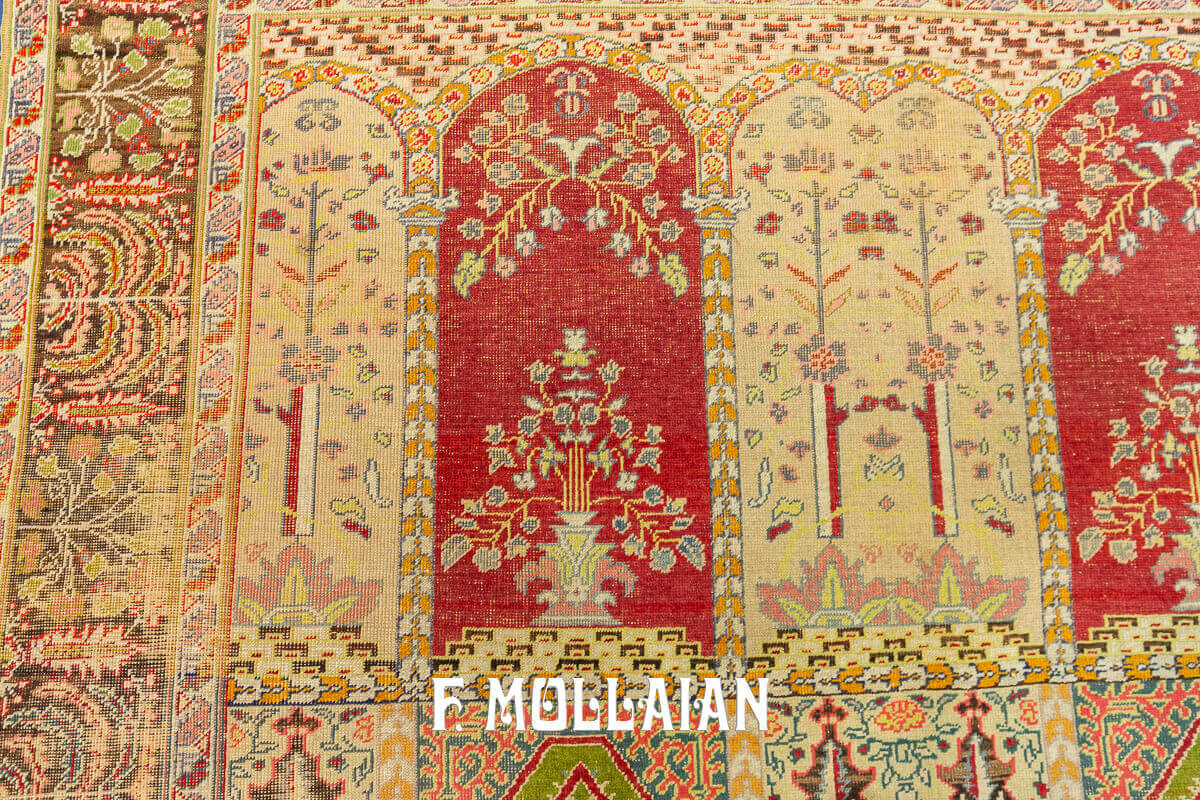 Antique Turkish Panderman Rug n°:72646462