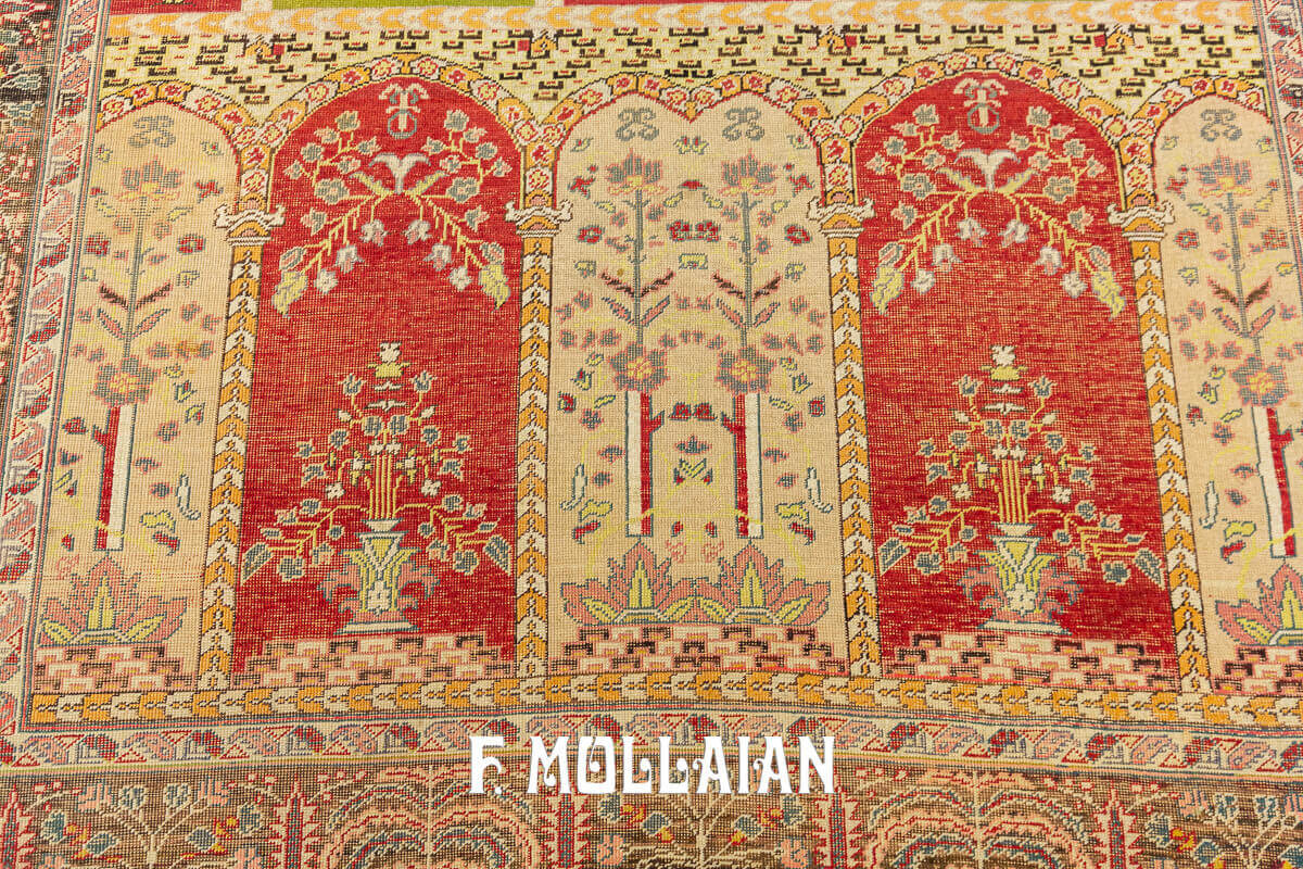 Antique Turkish Panderman Rug n°:72646462