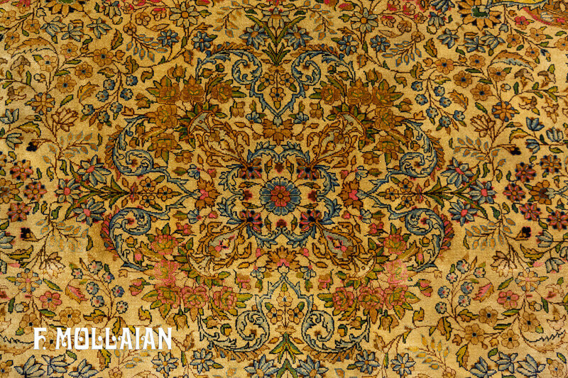 Persian Kerman Rug Square n°:99378902