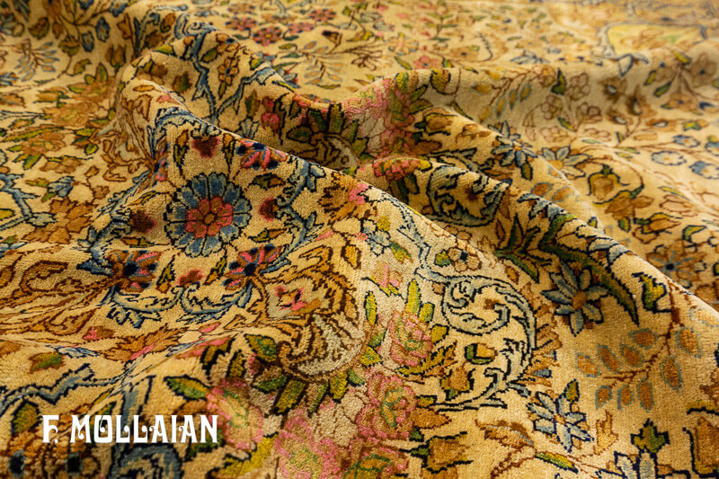 Persian Kerman Rug Square n°:99378902