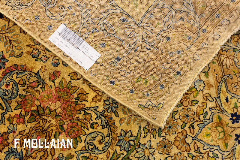 Persian Kerman Rug Square n°:99378902