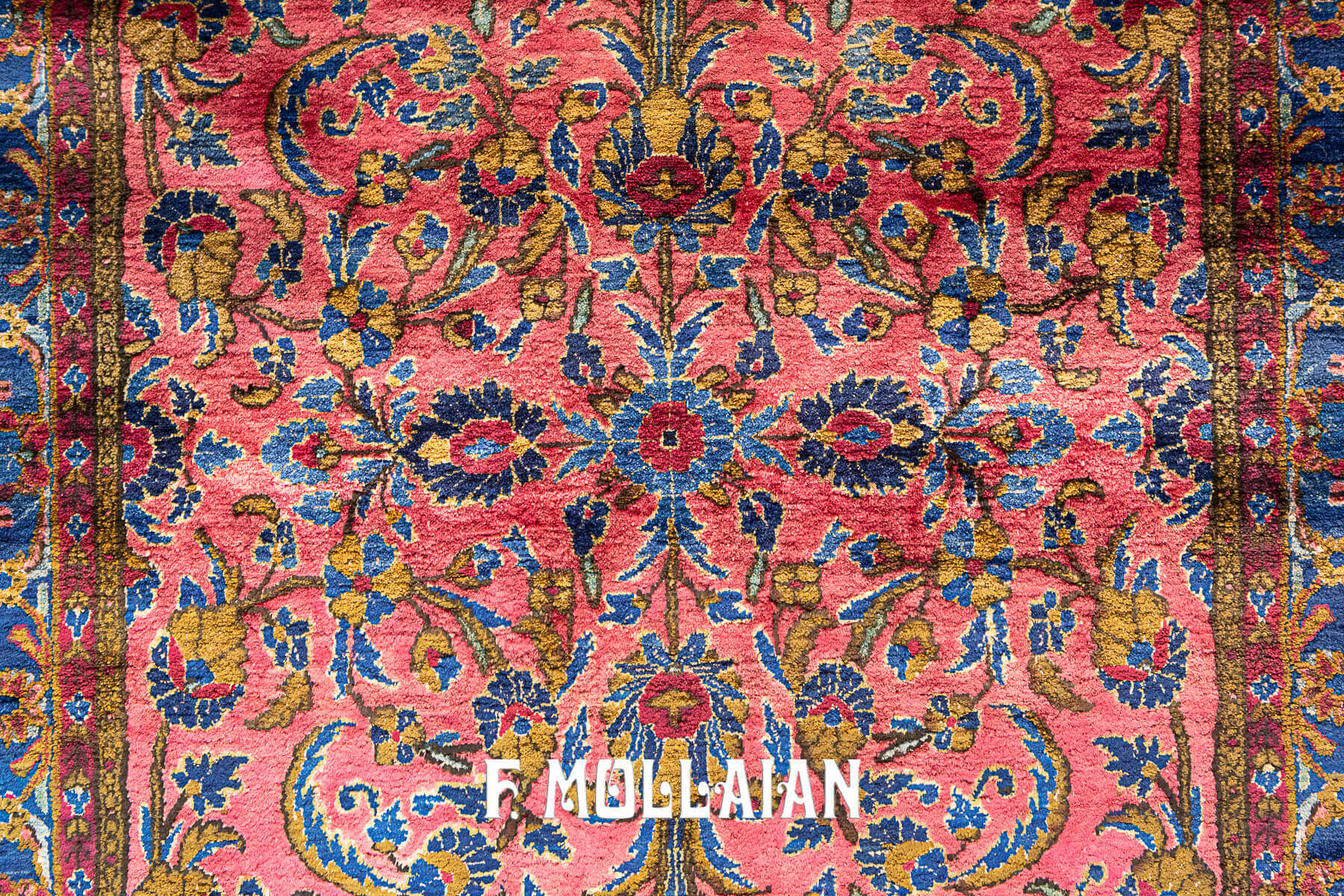 Very Fine Hand-knotted Antique Kashan Silk Persian Rug n°:64815415