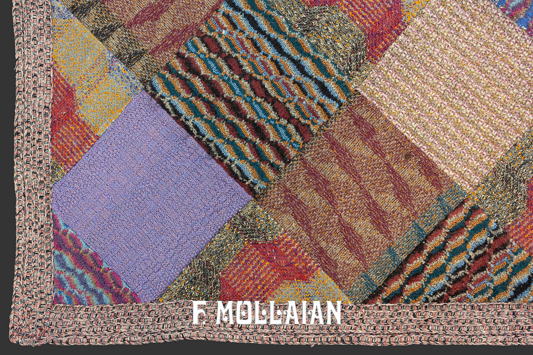 Square-shape Vintage Missoni patchwork Carpet n°:257220