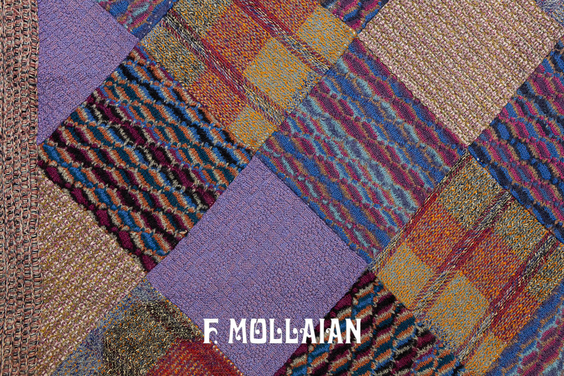 Square-shape Vintage Missoni patchwork Carpet n°:257220