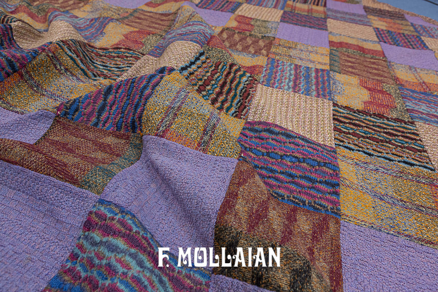 Square-shape Vintage Missoni patchwork Carpet n°:257220