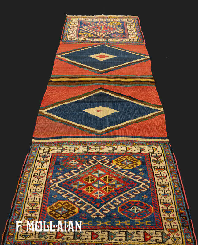 Antique Persian Kashkai (Qshqay) Sella Rug n°:27528365