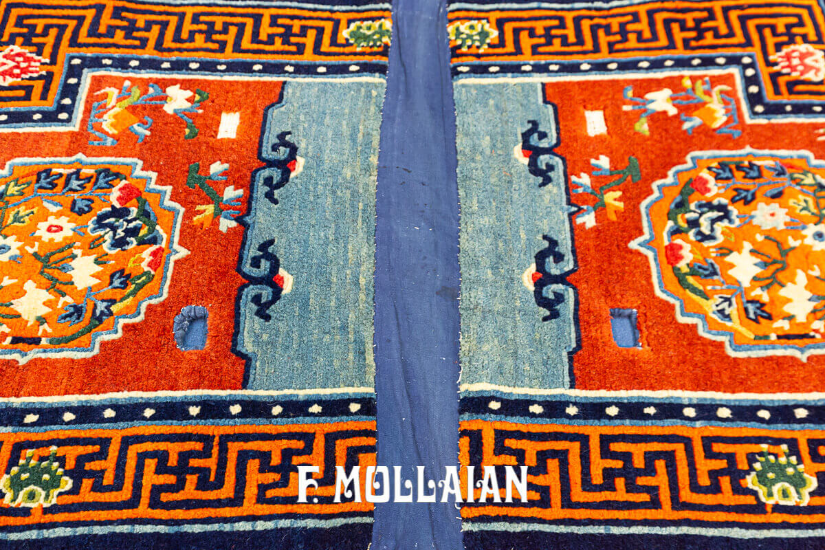 Antique Saddle Horse Cover Tibetan Decorative Rug n°:359076