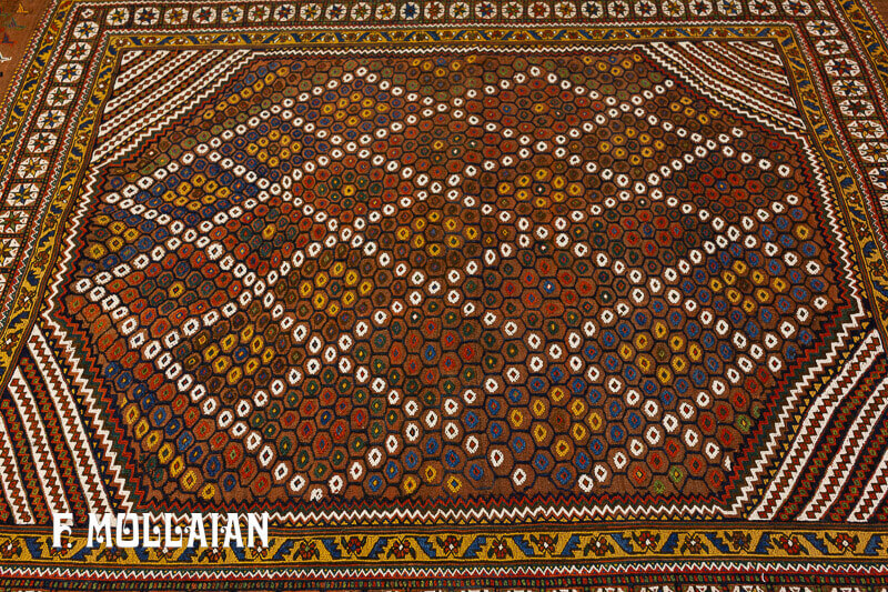 Antique Persian Afshari Sumak n°:49404343