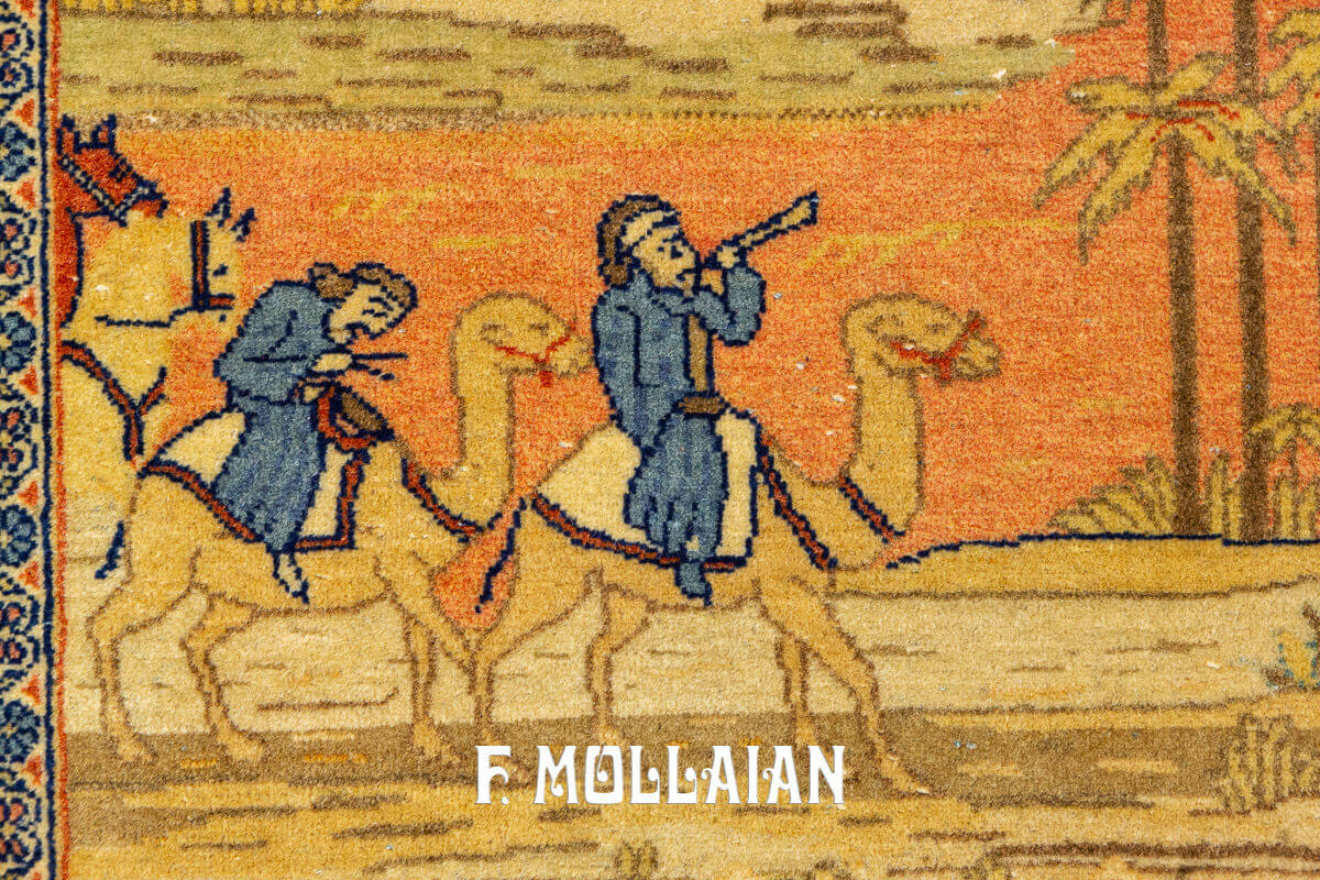 Tapis Kashan Dabir Pictural (paysage) n°:554619