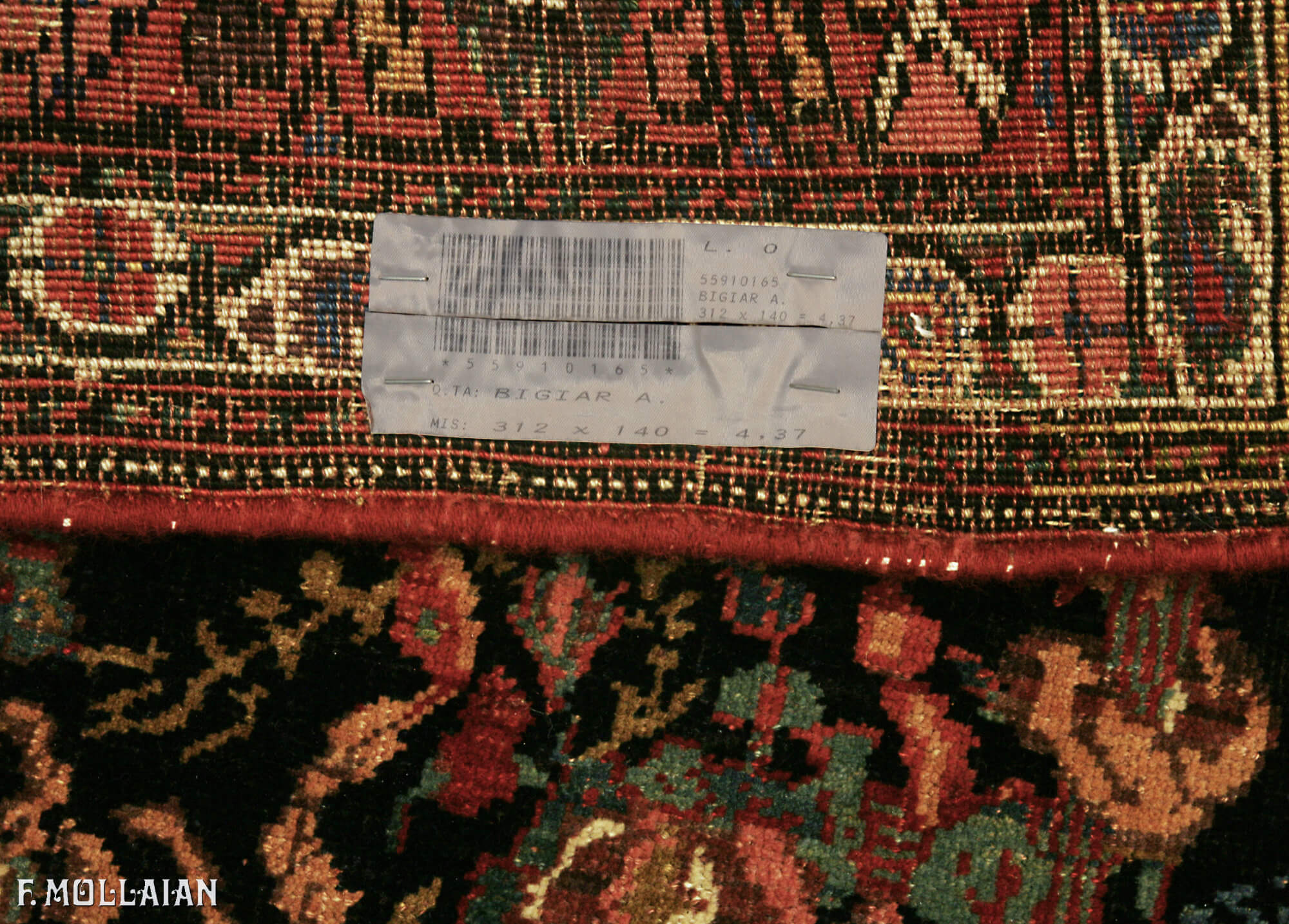 Teppich Persischer Antiker Bijar (Bidjar) n°:55910165