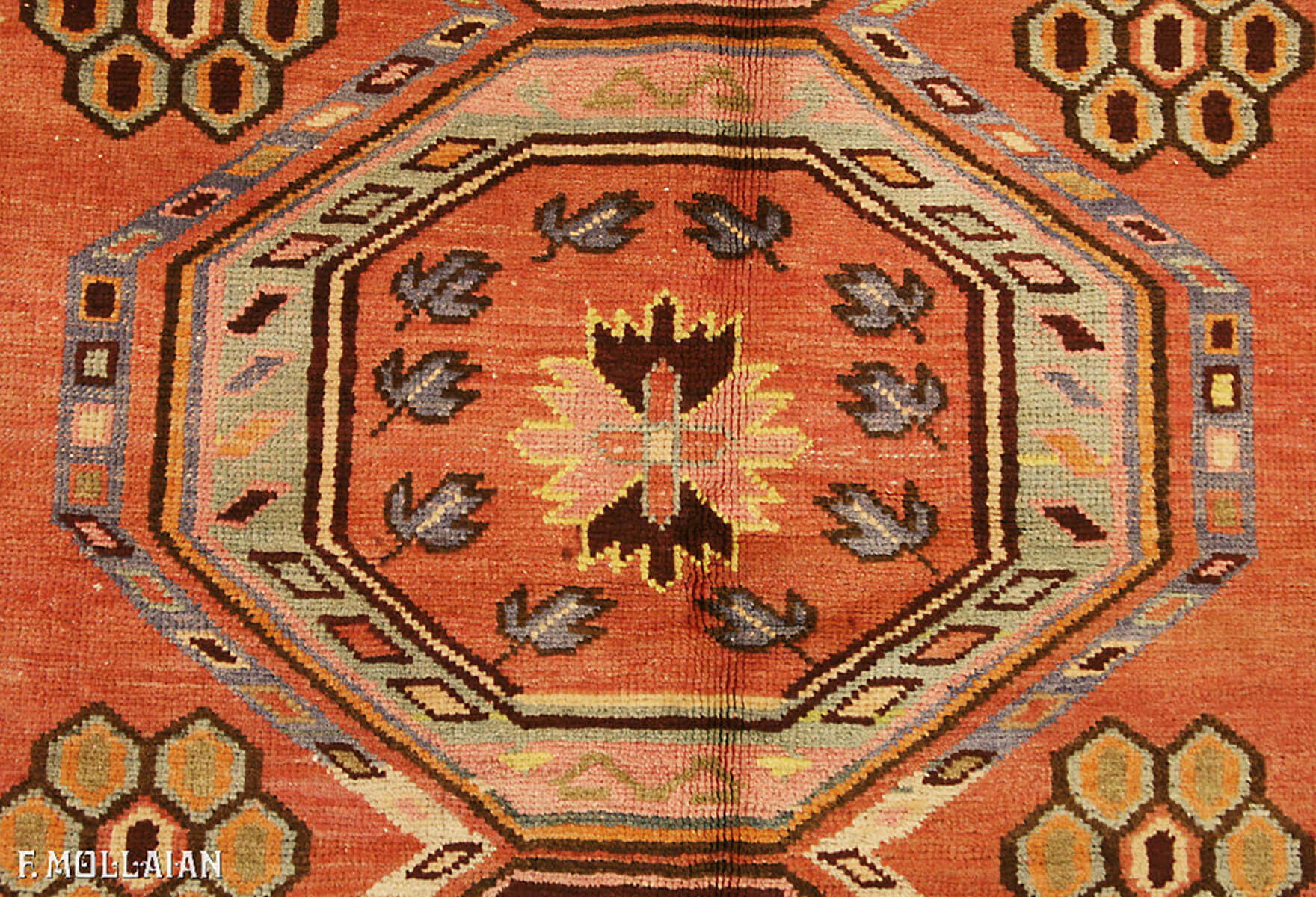 Alfombra Caucásica Antigua Kazak n°:5893