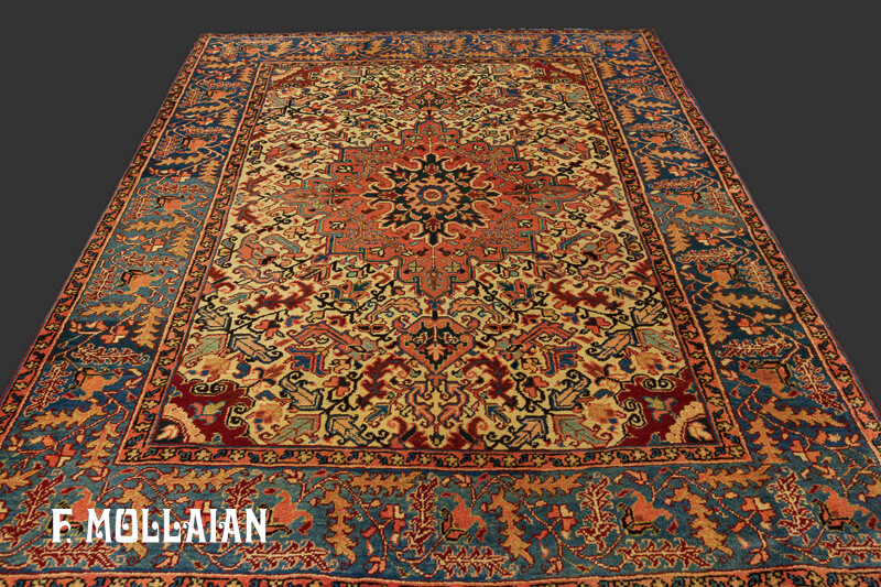 Antique Persian Heriz (heris) Rug n°:63444570