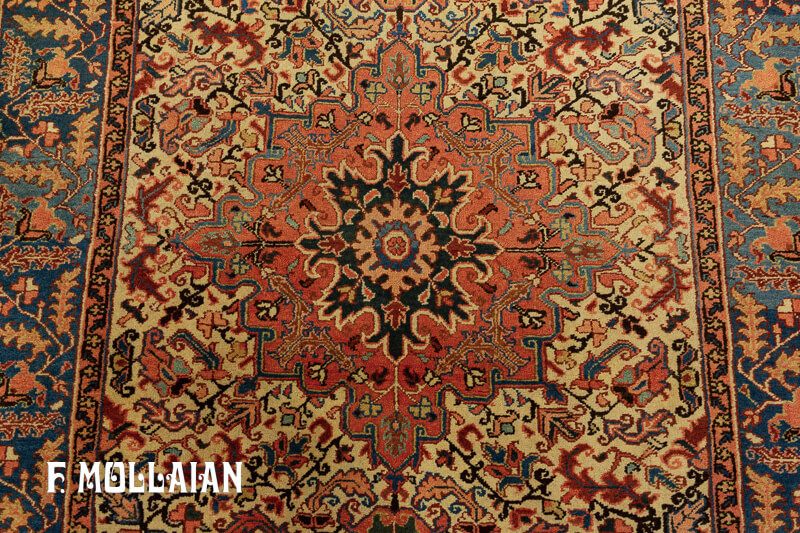 Antique Persian Heriz (heris) Rug n°:63444570