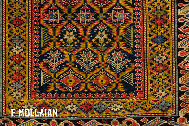 Antique Caucasian Shirvan Chichi Rug n°:75829912