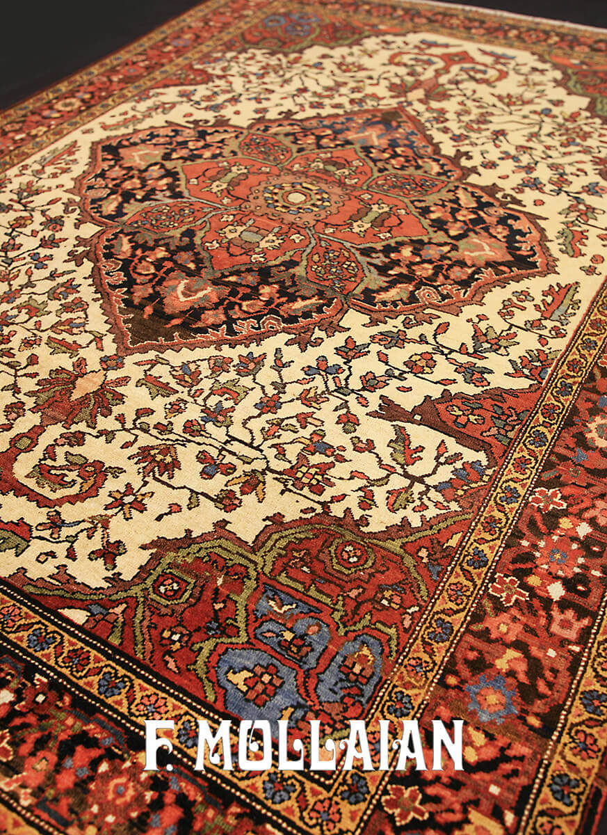 Tapis Antique Sarouk Farahan Persan n°:8085