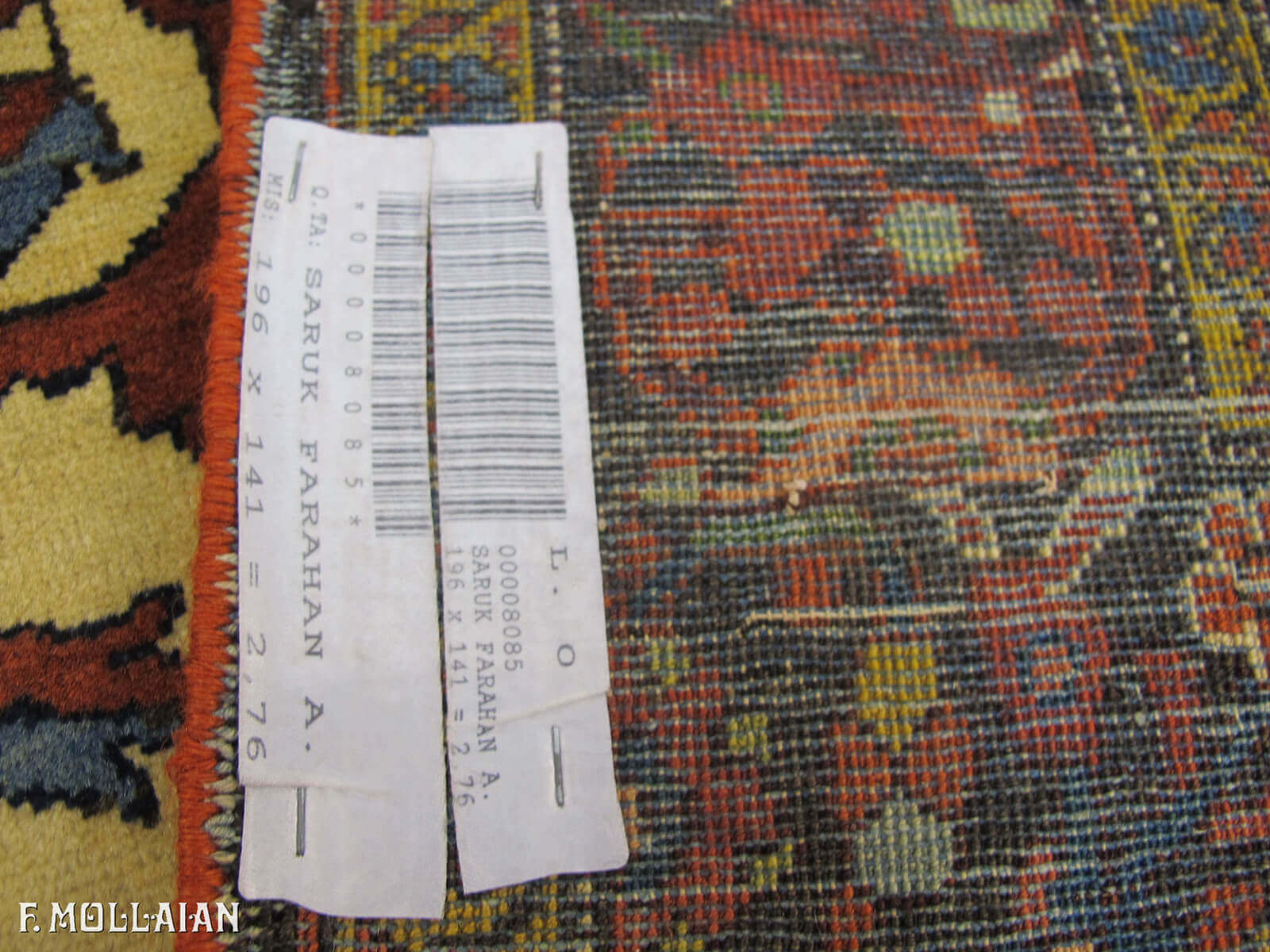 Tapis Antique Sarouk Farahan Persan n°:8085