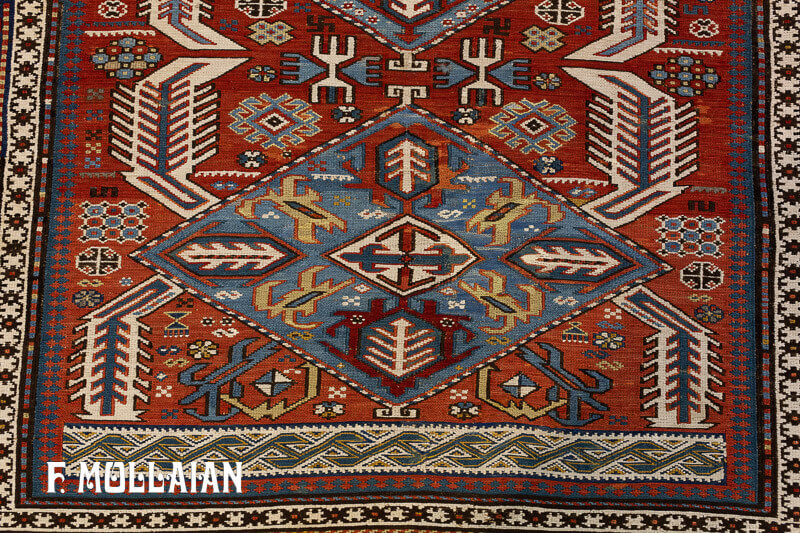 Tapis Kilim Sumak Caucasien n°:83489748